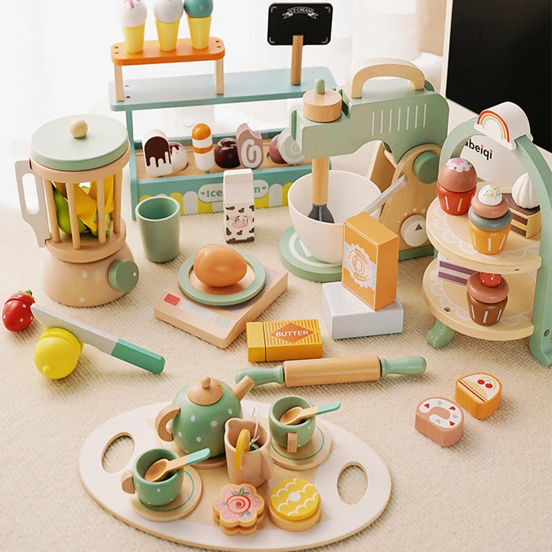 Wooden Toys Coffee Maker Toy