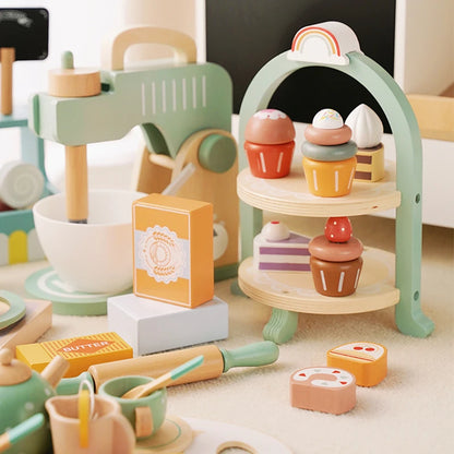 Wooden Toys Coffee Maker Toy