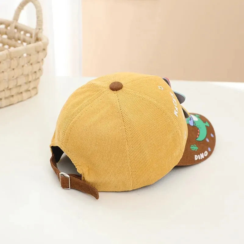 Cartoon Dinosaur Baby Baseball Hat